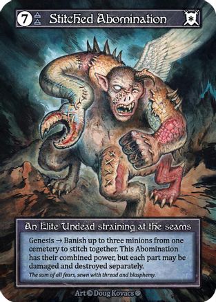 Stitched Abomination (Foil) - Gothic Foil