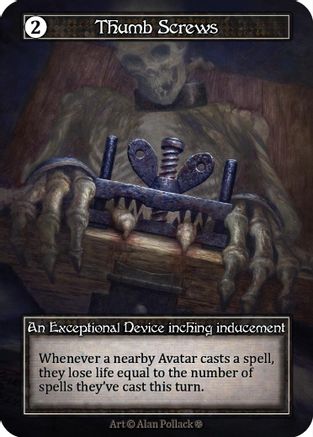 Thumb Screws (Foil) - Gothic Foil