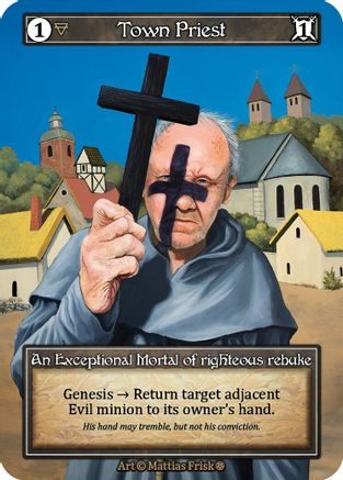 Town Priest (Foil) - Gothic Foil