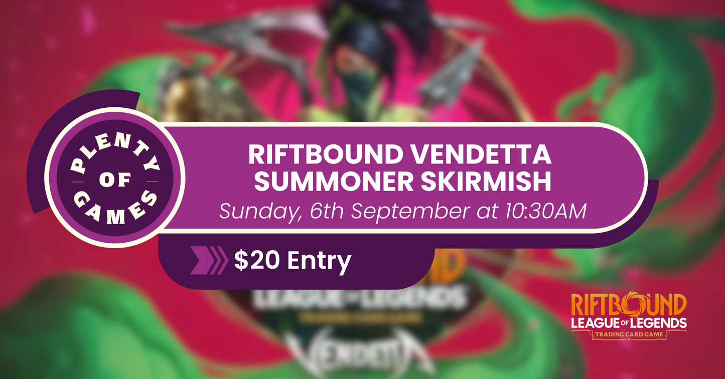 Riftbound Vendetta Summoner Skirmish September