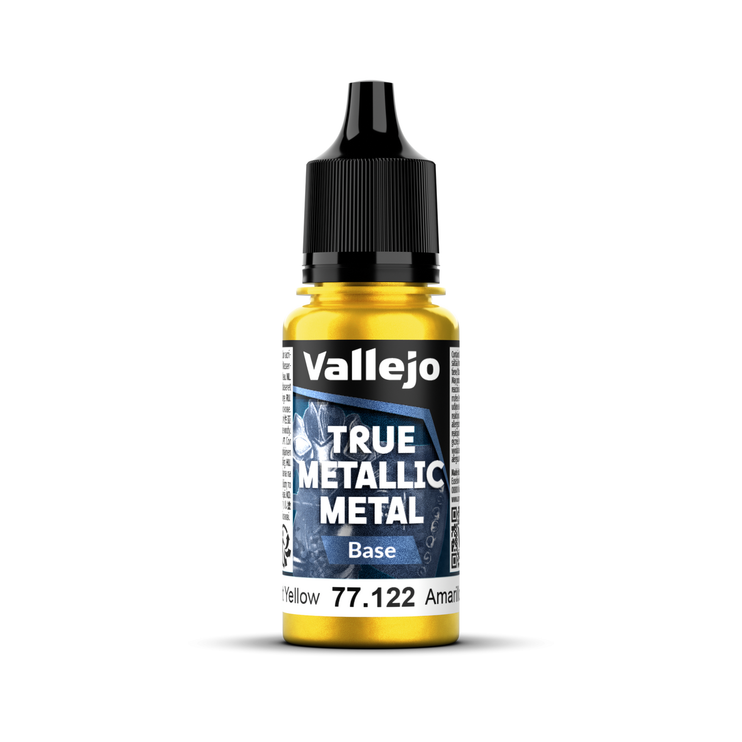 Vallejo True Metallic Metal: Base - Radiant Yellow 18 ml