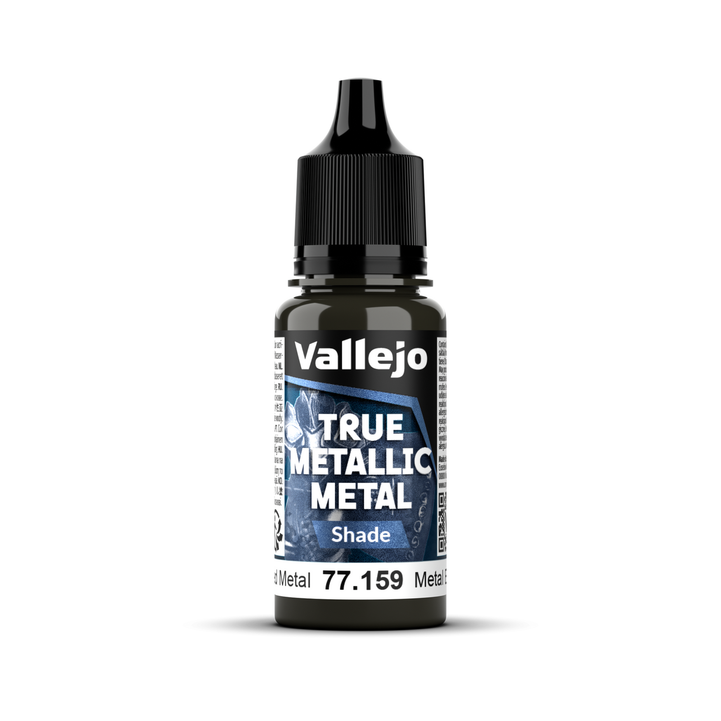 Vallejo True Metallic Metal: Shade - Aged Metal 18 ml