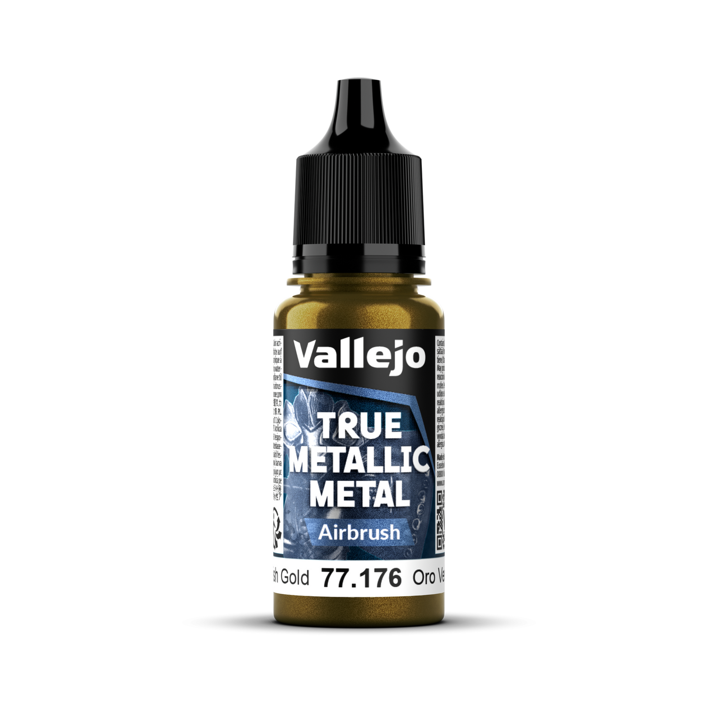 Vallejo True Metallic Metal: Airbrush - Greenish Gold 18 ml