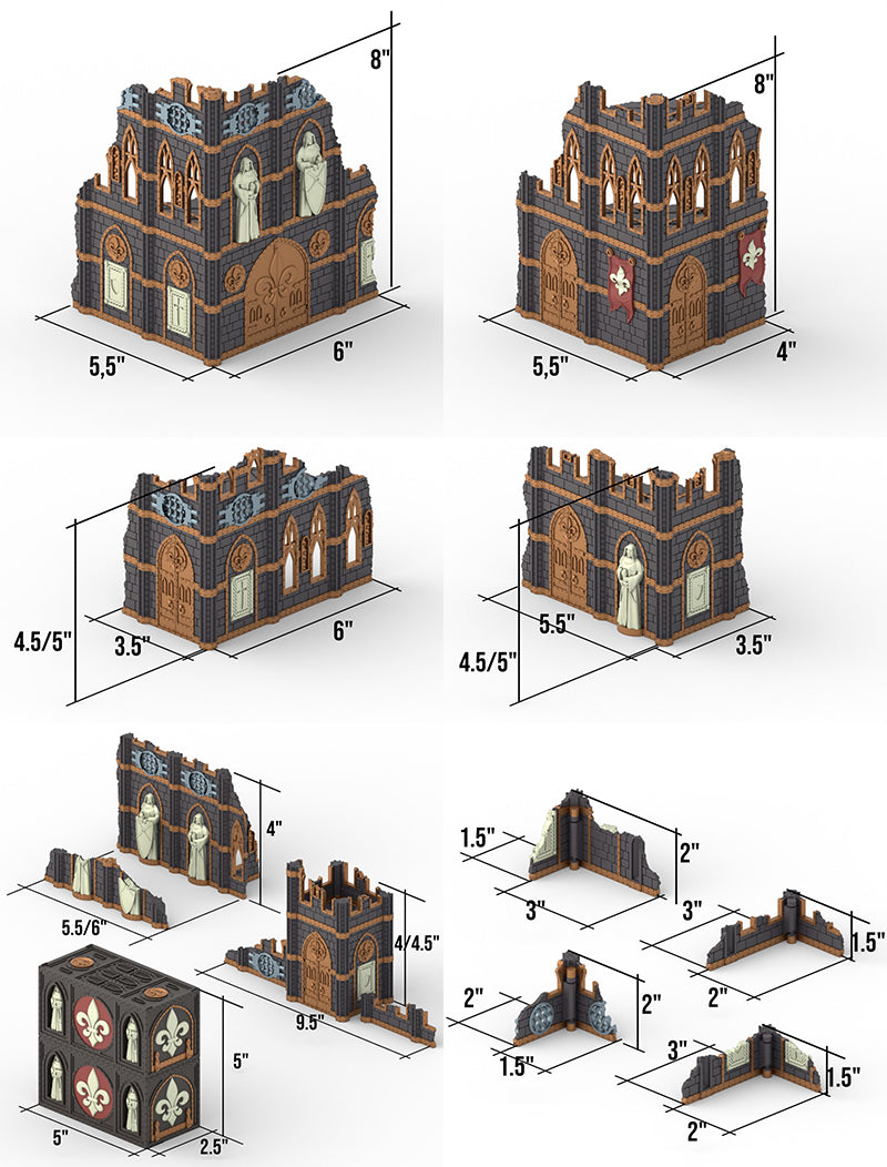 11th Edition Folding Terrain - Armored Set (Made to Order)