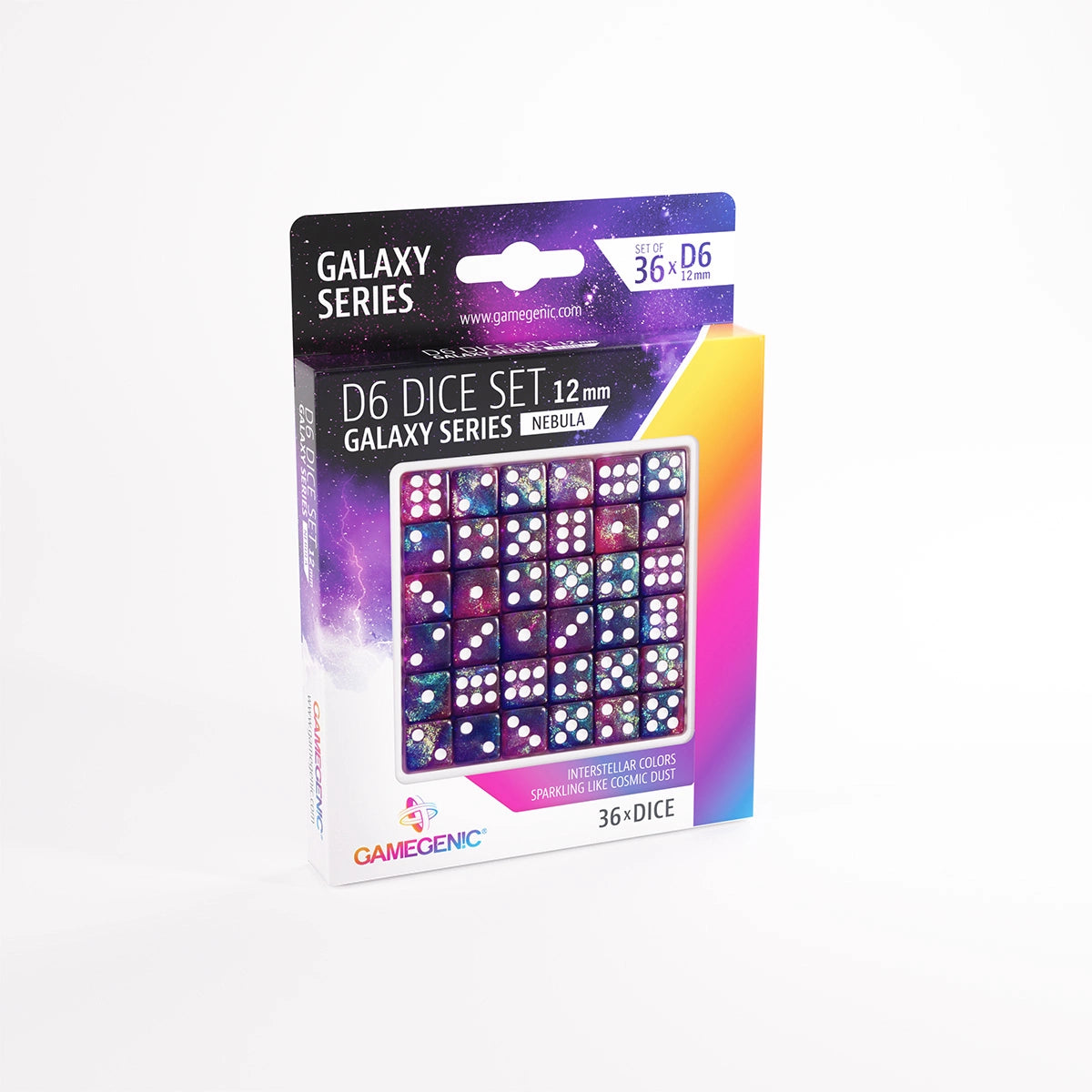 Gamegenic D6 Dice Set (36pcs) - Galaxy Series NEBULA