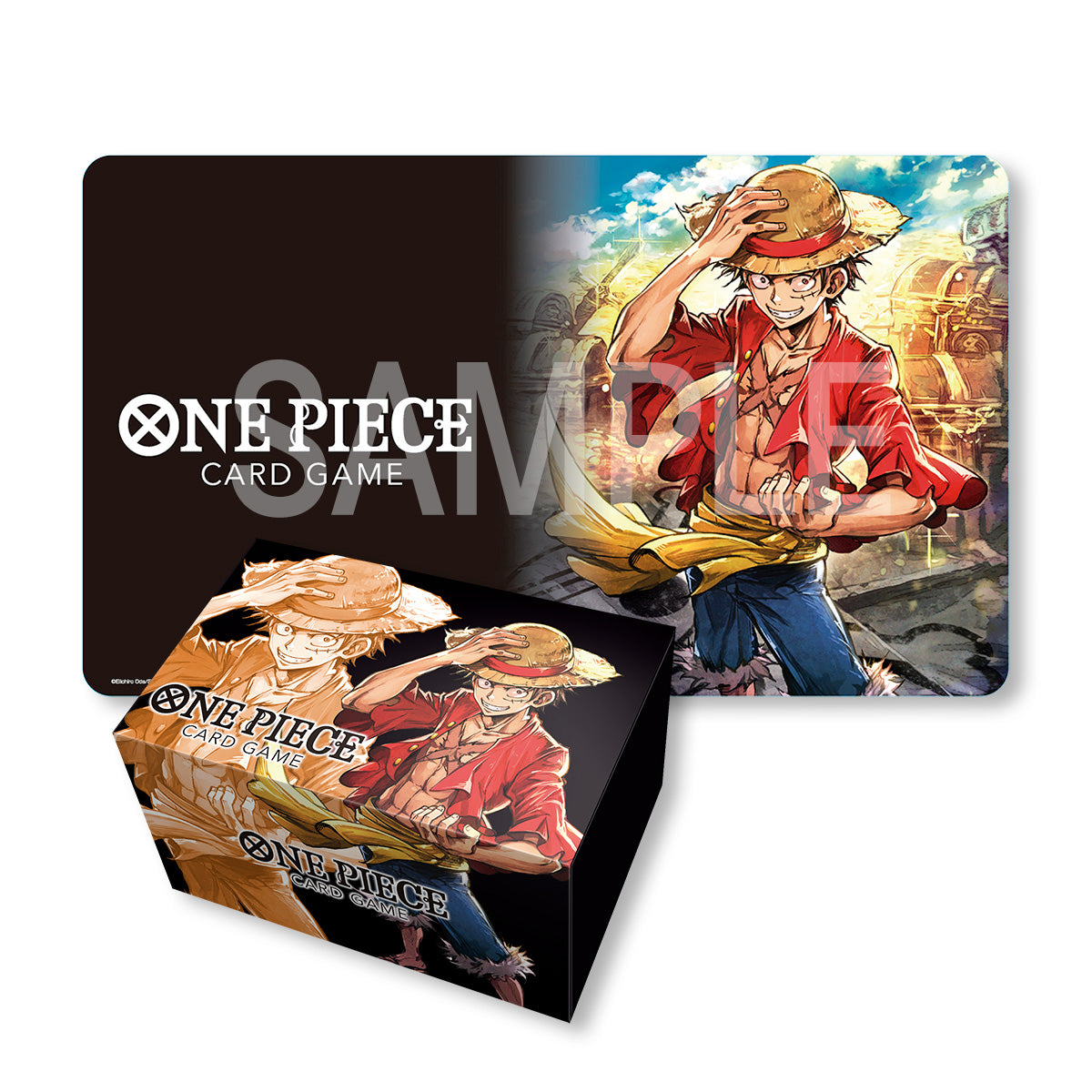 One Piece Playmat and Storage Box Set. Monkey D Luffy