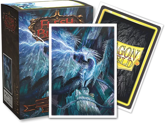 Sleeves - Dragon Shield - Box 100 - Matte Art - Flesh and Blood Azvolai