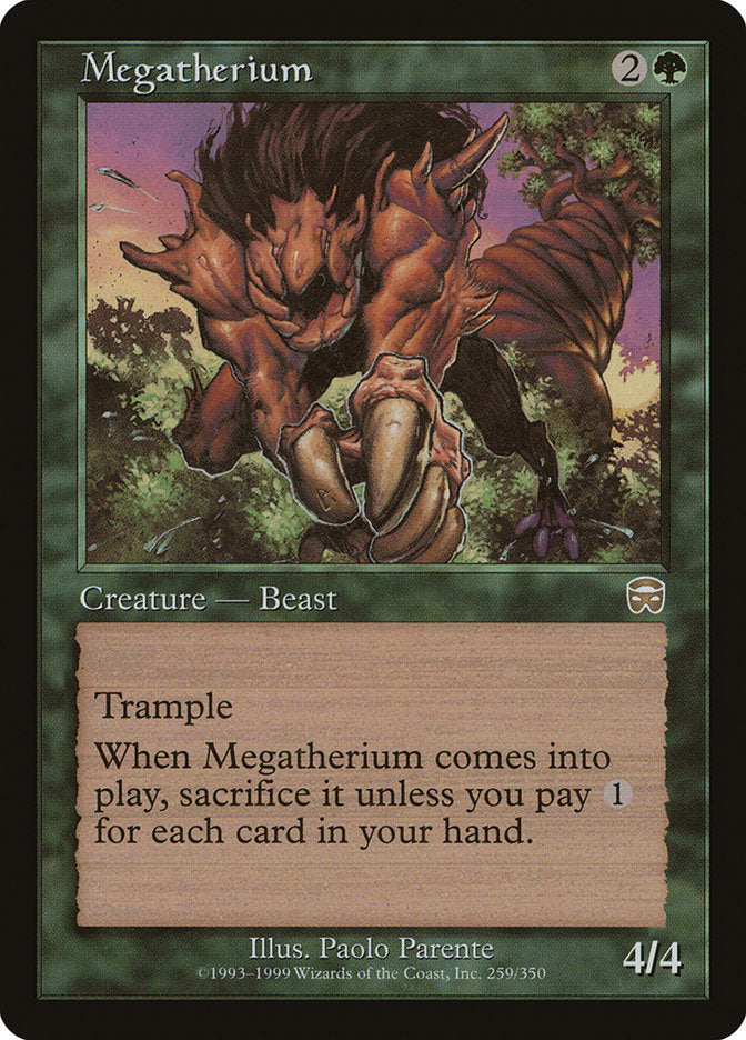 Megatherium [Mercadian Masques] Foil