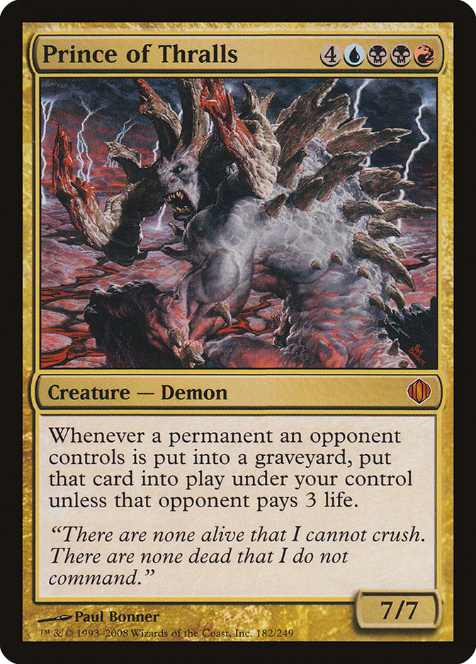 Prince of Thralls [Shards of Alara] Foil