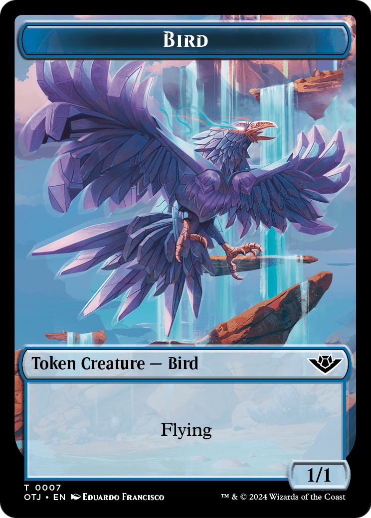 Bird  [Outlaws of Thunder Junction Tokens] Foil