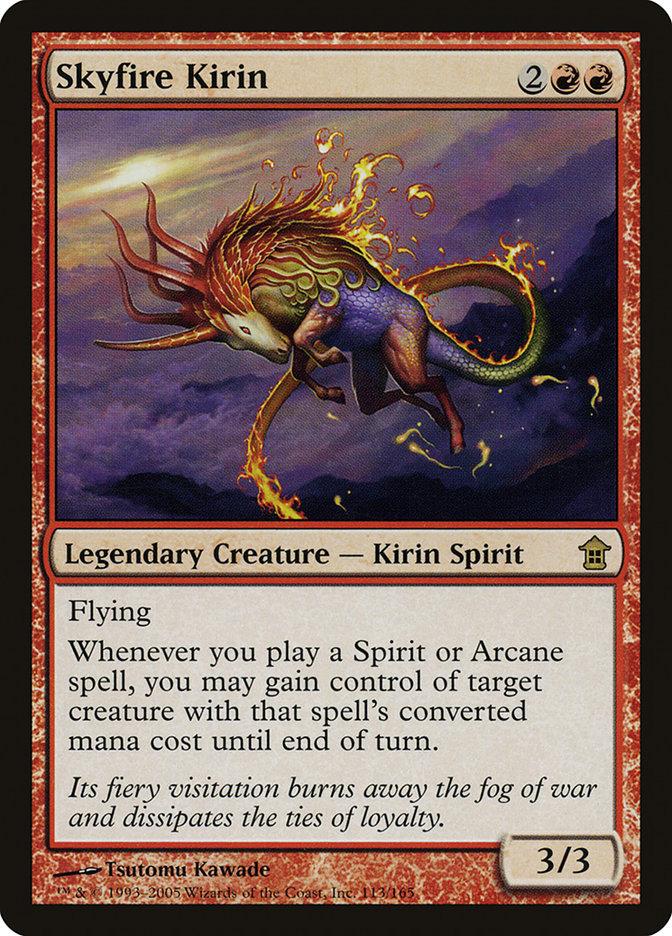 Skyfire Kirin [Saviors of Kamigawa] Foil