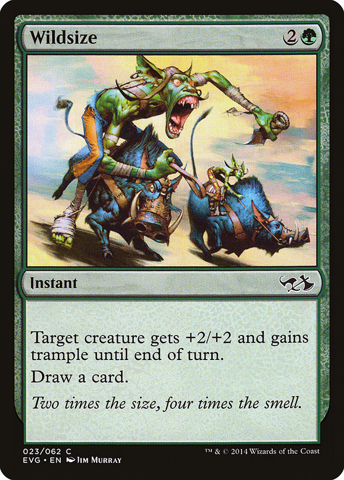 Wildsize (Elves vs. Goblins) [Duel Decks Anthology] Foil