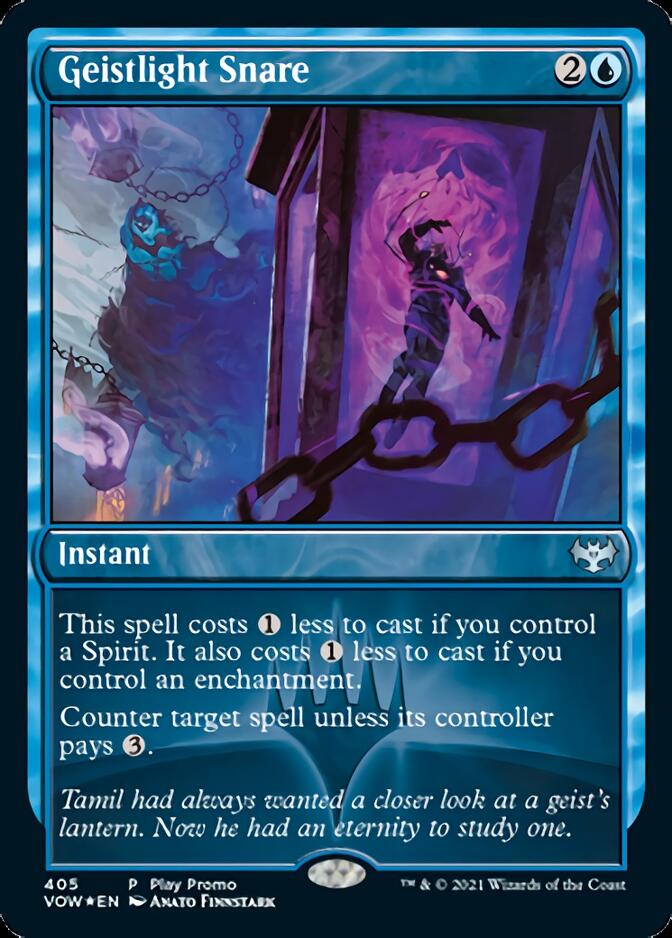 Geistlight Snare (Play Promo) [Innistrad: Crimson Vow] Foil