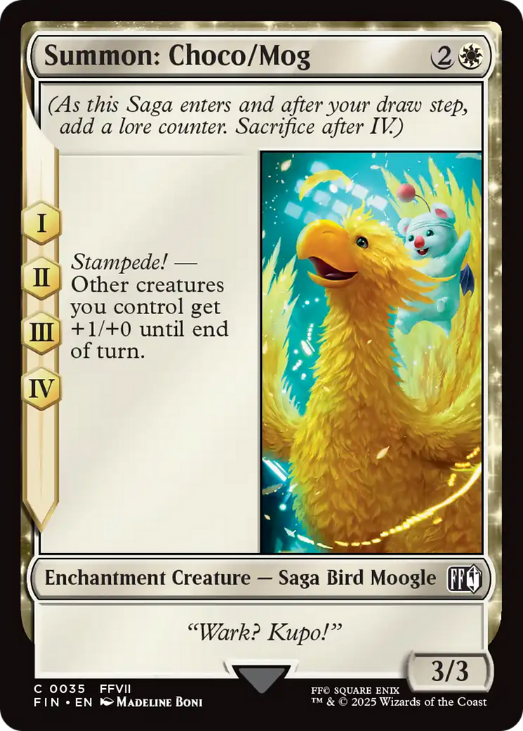 Summon: Choco/Mog [FINAL FANTASY] Foil
