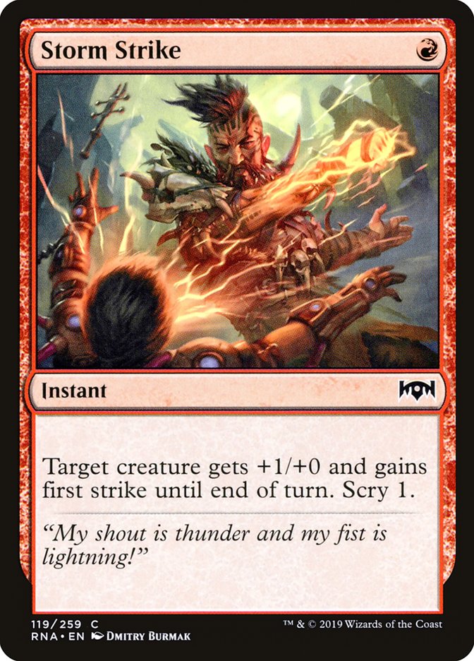 Storm Strike [Ravnica Allegiance] Foil