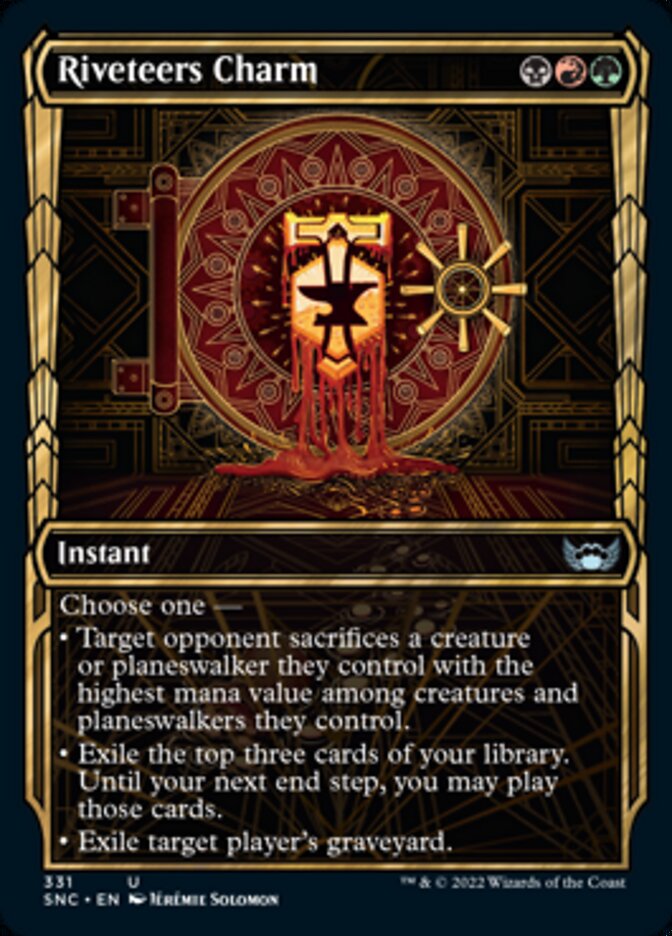 Riveteers Charm (Showcase Golden Age) [Streets of New Capenna] Foil