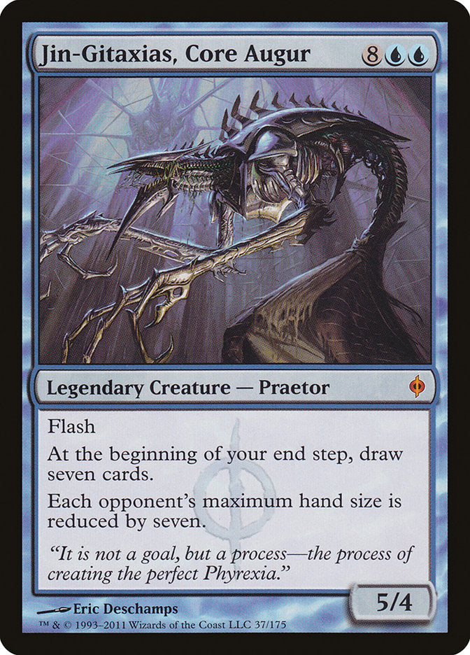Jin-Gitaxias, Core Augur [New Phyrexia] Foil