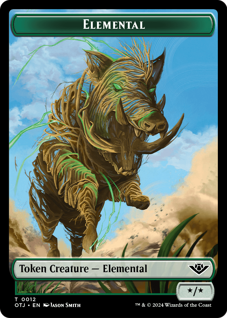 Elemental  [Outlaws of Thunder Junction Tokens]