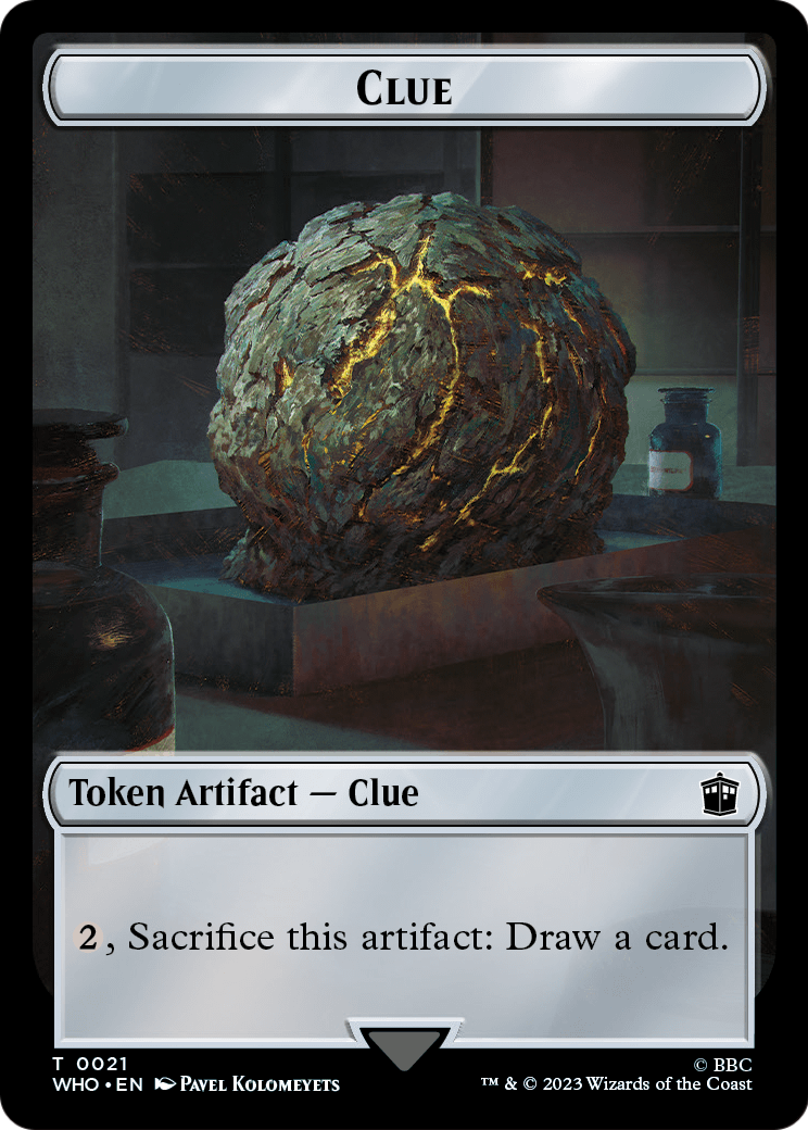 Clue  [Doctor Who Tokens]