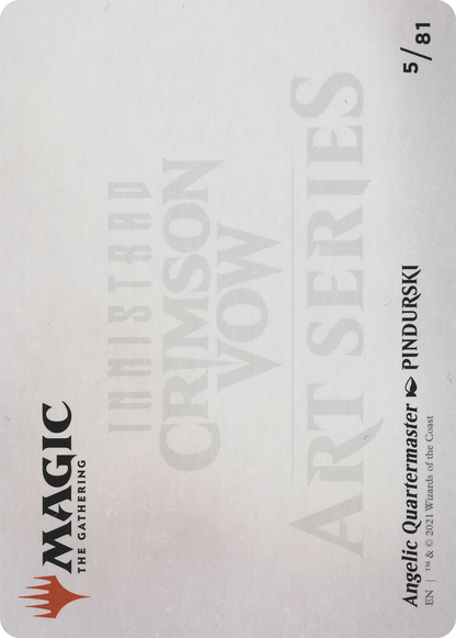 Angelic Quartermaster // Angelic Quartermaster  [Crimson Vow Art Series] (Borderless)