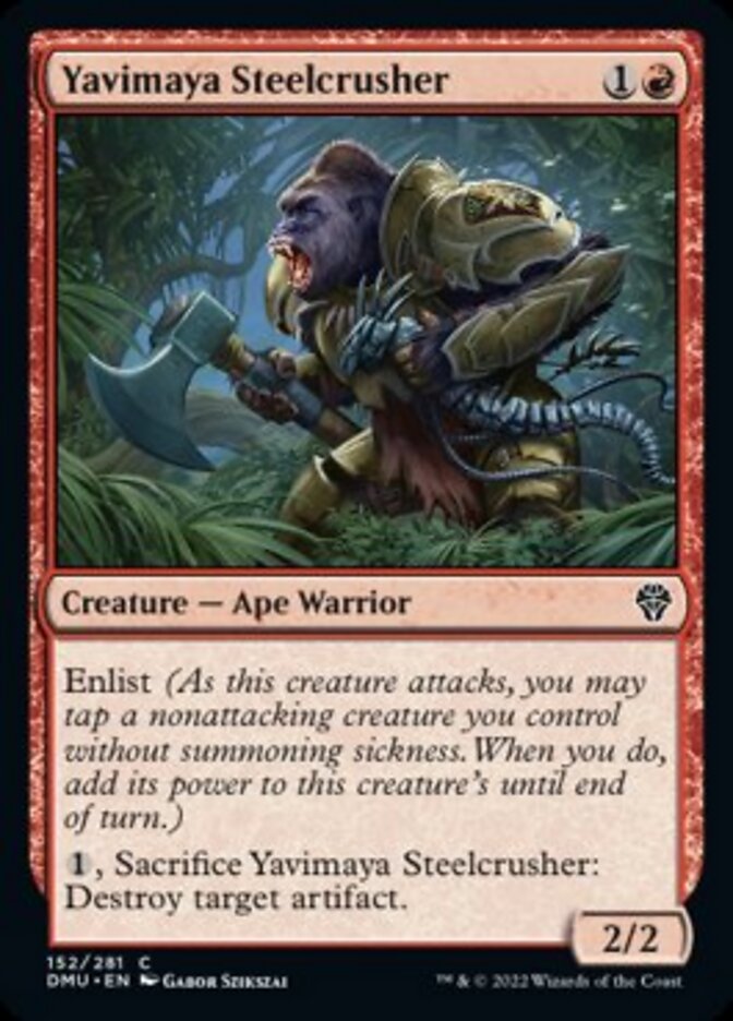 Yavimaya Steelcrusher [Dominaria United] Foil