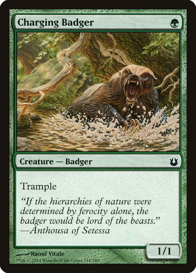 Charging Badger [Born of the Gods] Foil