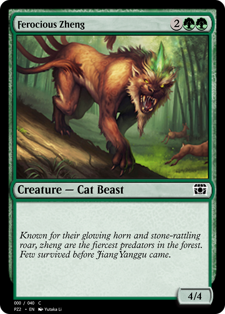 Ferocious Zheng  [Treasure Chest] Foil