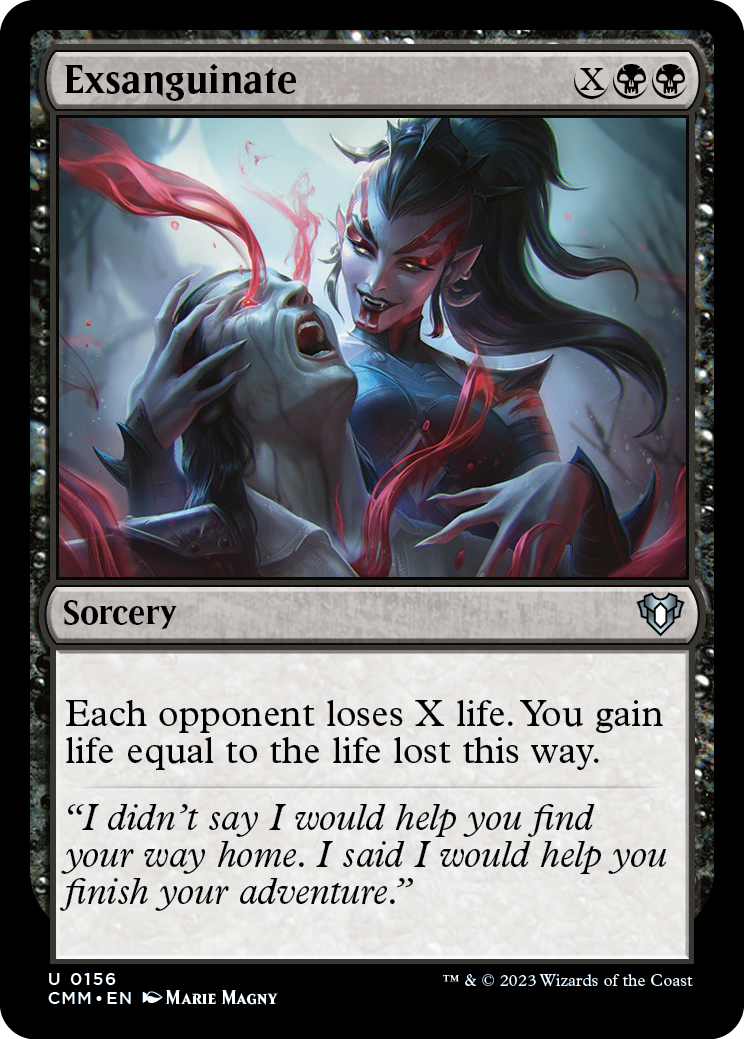 Exsanguinate [Commander Masters] Foil