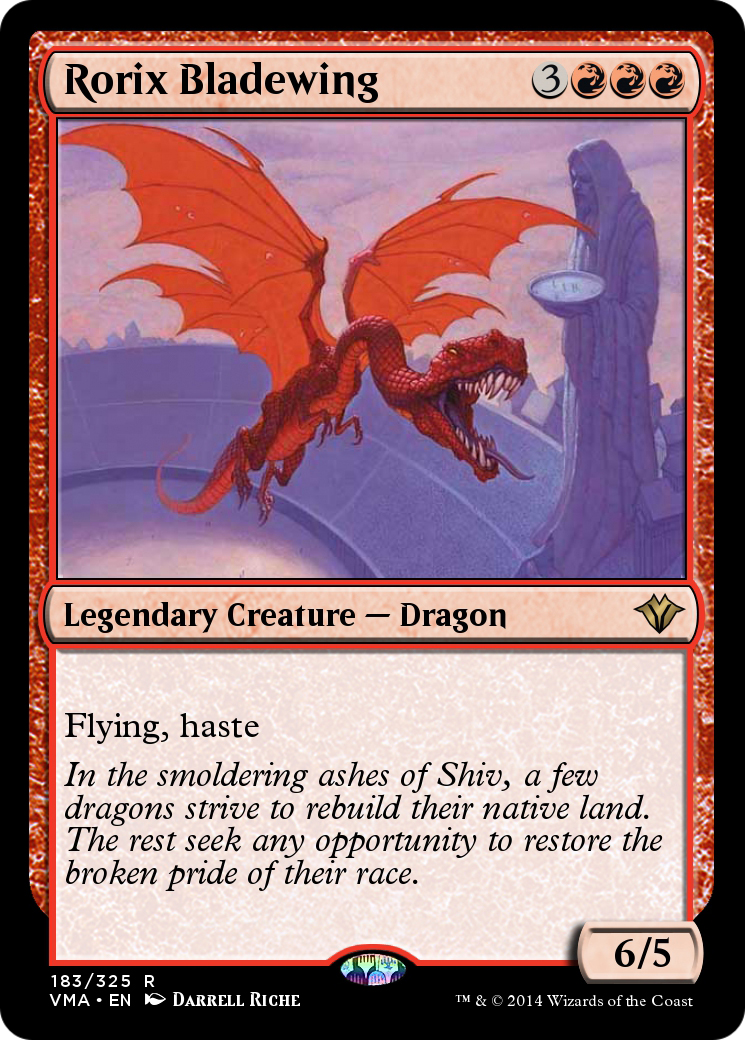 Rorix Bladewing  [Vintage Masters] Foil