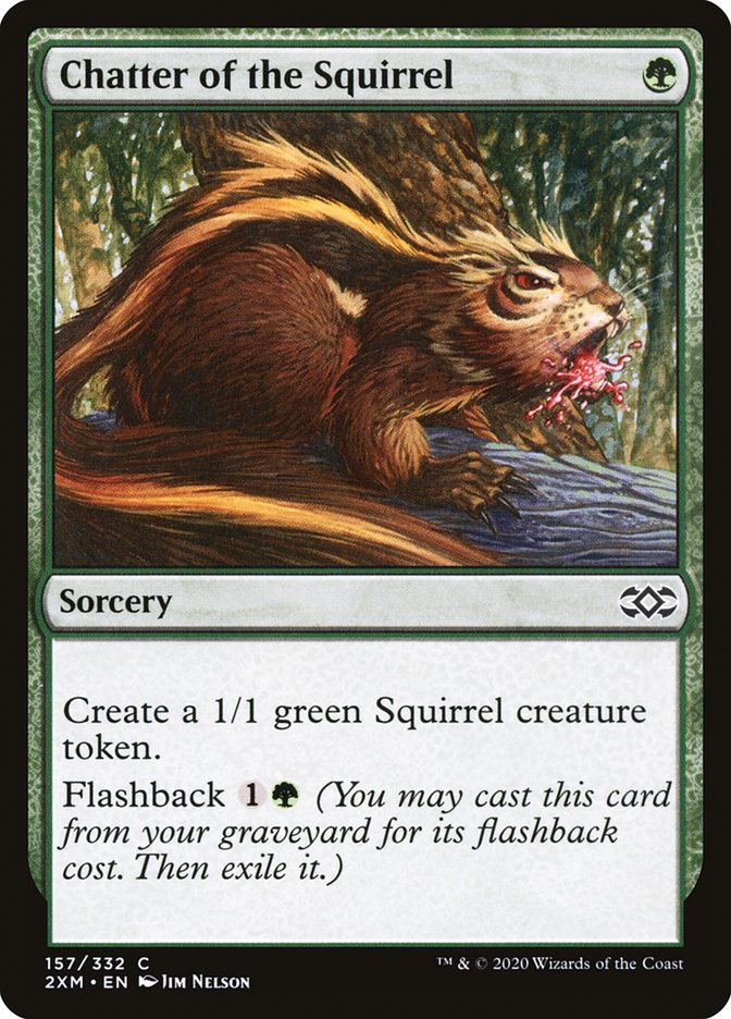 Chatter of the Squirrel [Double Masters] Foil