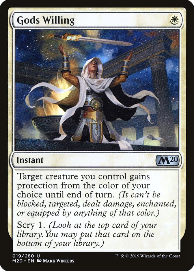 Gods Willing [Core Set 2020] Foil