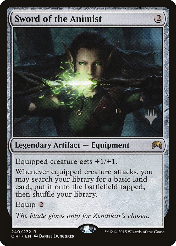 Sword of the Animist [Magic Origins Promos] Foil