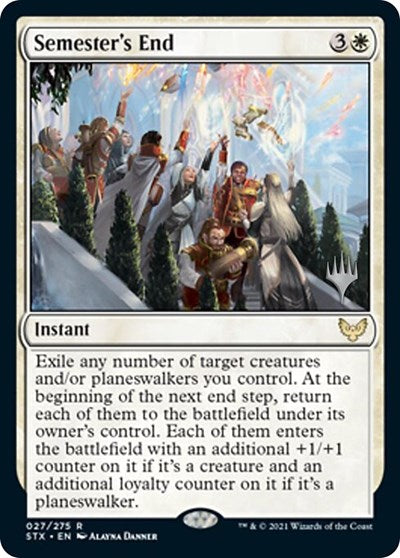 Semester's End (Promo Pack) [Strixhaven: School of Mages Promos] Foil