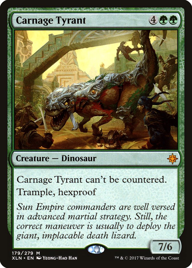 Carnage Tyrant [Ixalan] Foil