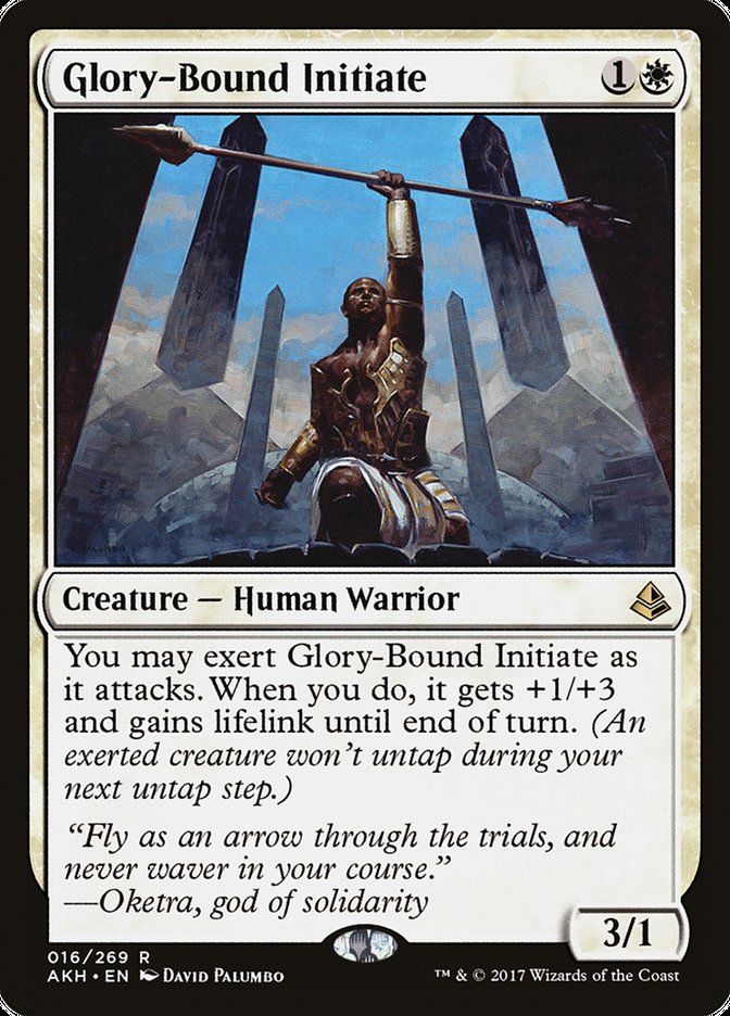 Glory-Bound Initiate [Amonkhet] Foil
