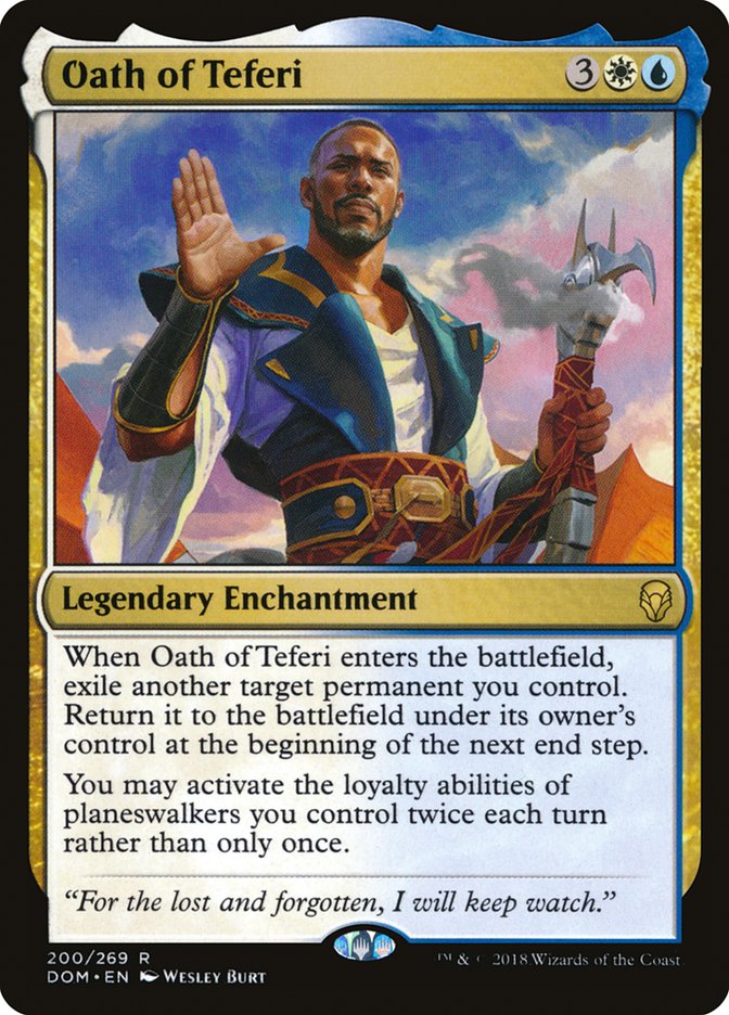 Oath of Teferi [Dominaria] Foil