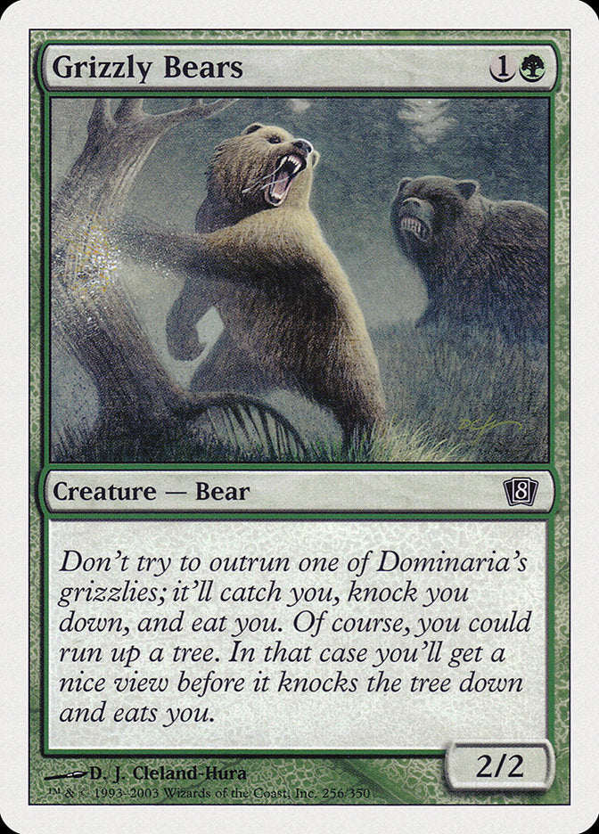 Grizzly Bears [Eighth Edition] Foil