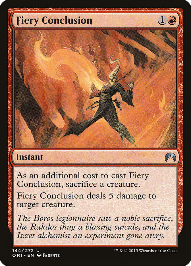 Fiery Conclusion [Magic Origins] Foil