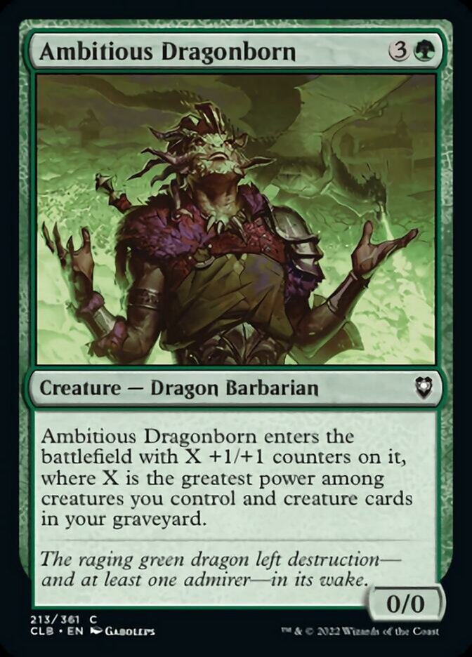 Ambitious Dragonborn [Commander Legends: Battle for Baldur's Gate] Foil