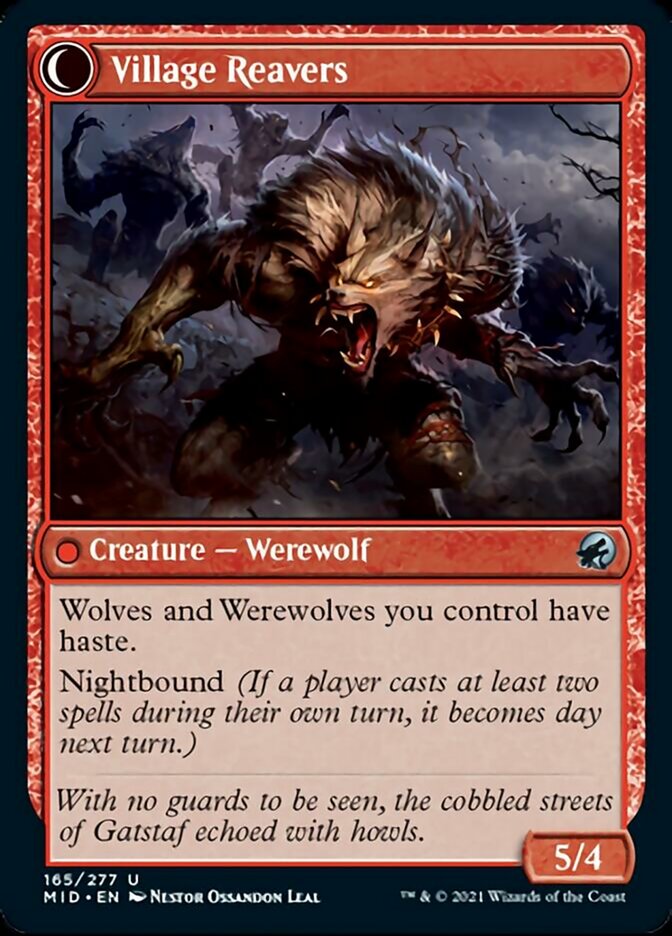 Village Watch // Village Reavers [Innistrad: Midnight Hunt] Foil