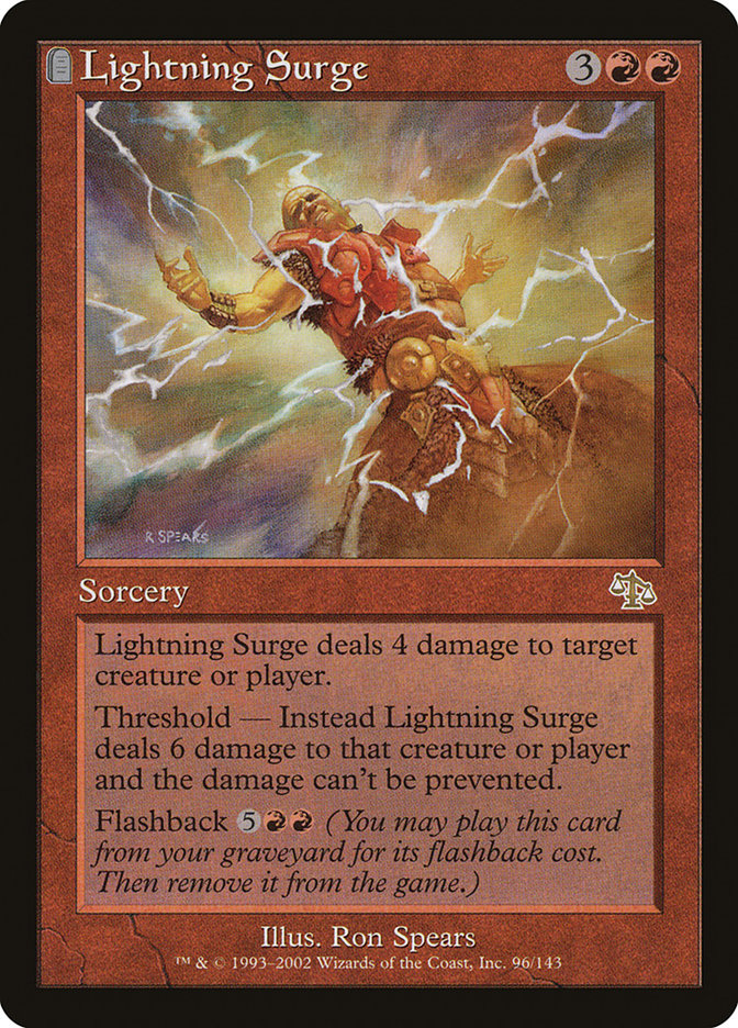 Lightning Surge [Judgment] Foil