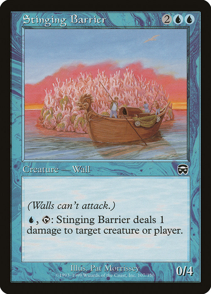 Stinging Barrier [Mercadian Masques] Foil