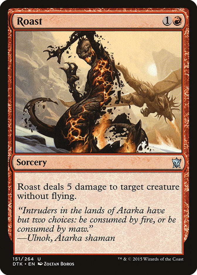 Roast [Dragons of Tarkir] Foil