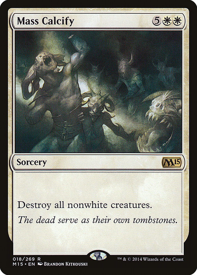 Mass Calcify [Magic 2015] Foil