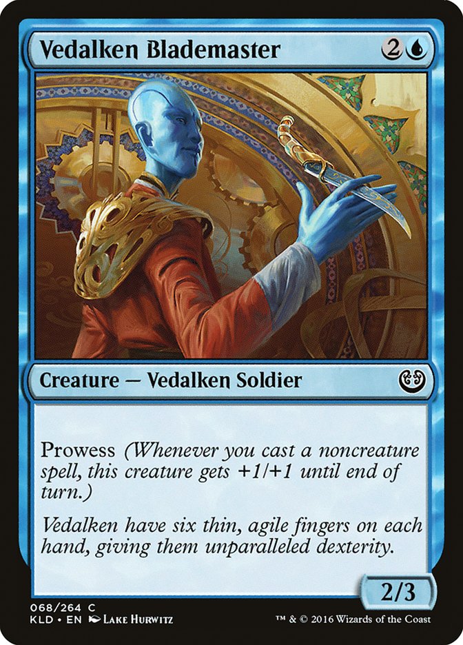 Vedalken Blademaster [Kaladesh] Foil