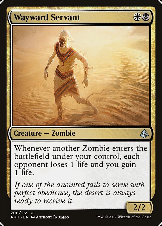 Wayward Servant [Amonkhet] Foil