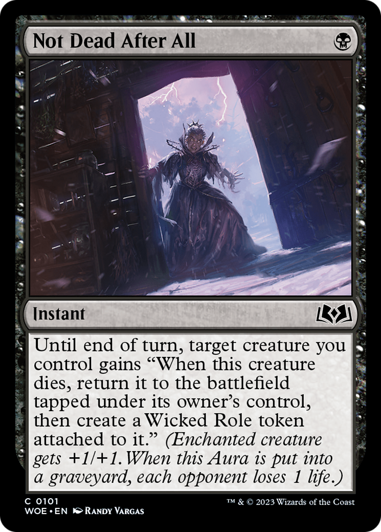 Not Dead After All [Wilds of Eldraine] Foil