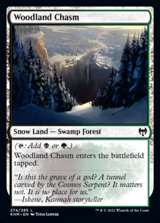 Woodland Chasm [Kaldheim] Foil