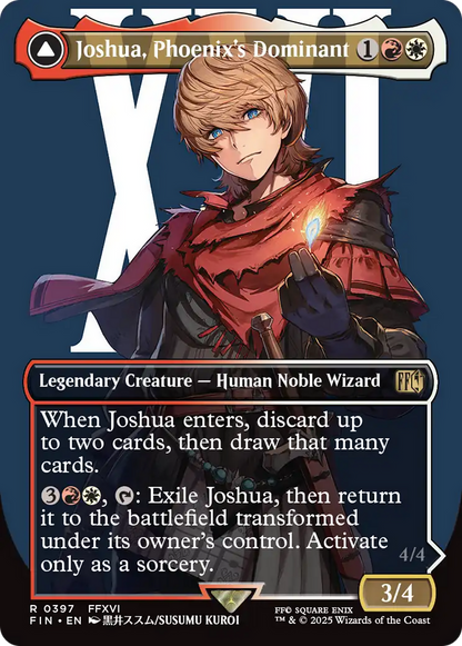 Joshua, Phoenix's Dominant (Borderless) [FINAL FANTASY] Foil