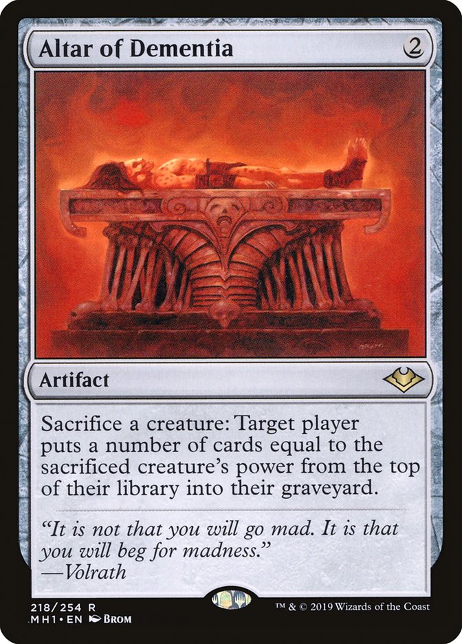 Altar of Dementia [Modern Horizons] Foil